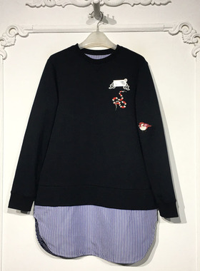 欧旗下T系列 LM09412 时尚卫衣品牌男装折扣颦薪