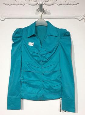 潮系列 PF12406 时尚衬衫品牌女装折扣颦薪