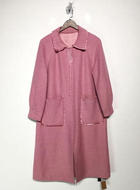 潮系列 Z01-A01533 时尚毛呢外套品牌女装折扣颦薪