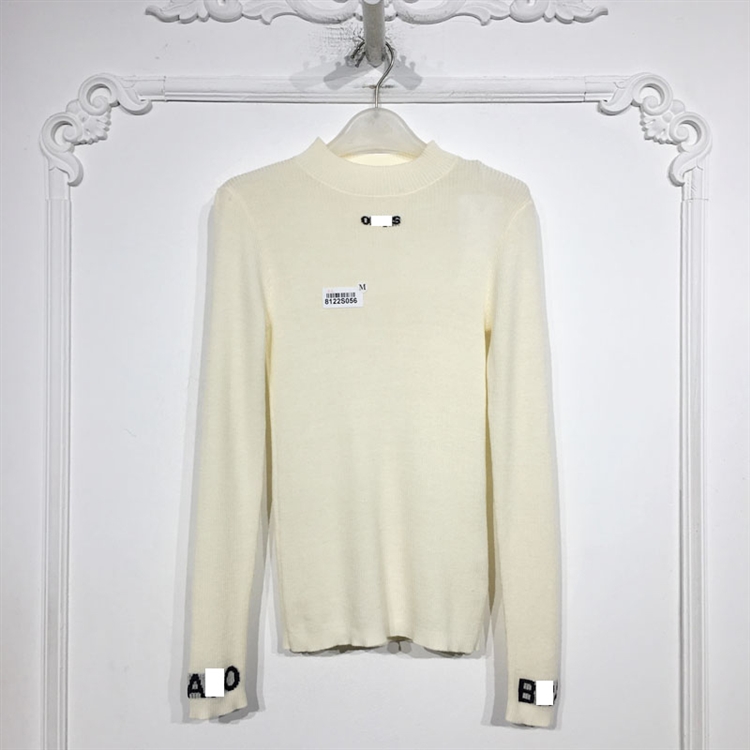 欧系列 8122S056 时尚羊毛针织衫品牌女装折扣颦薪