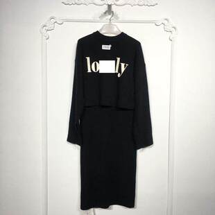 两件套品牌女装 潮系列 针织套装 时尚 折扣颦薪 8144S290