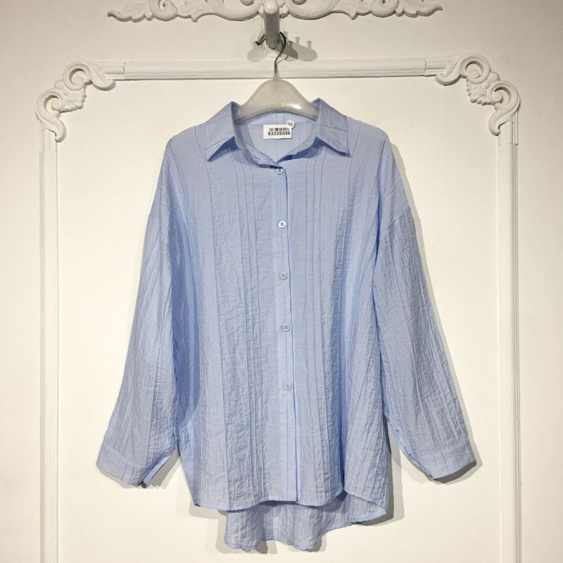 潮系列 8333S056 时尚衬衫品牌女装折扣颦薪