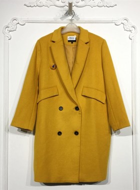 N系列 8128S041 时尚毛呢外套品牌女装折扣颦薪