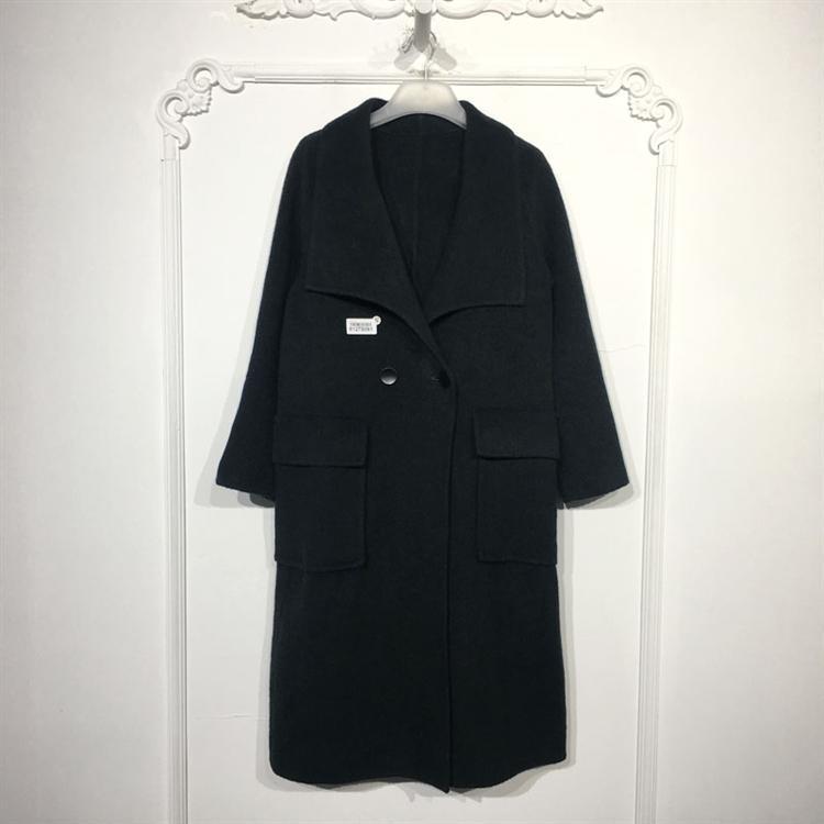 N系列 8127S061 时尚双面呢毛呢外套品牌女装折扣颦薪