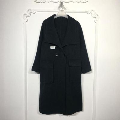 N系列 8127S061 时尚双面呢毛呢外套品牌女装折扣颦薪