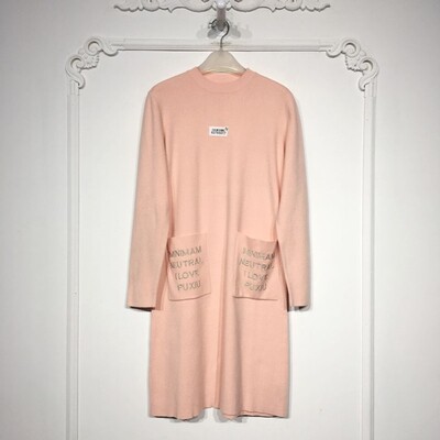 璞系列 8276S017 时尚针织连衣裙品牌女装折扣颦薪