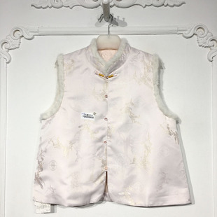 容系列 YB000600 时尚国风新中式棉马夹品牌女装折扣颦薪