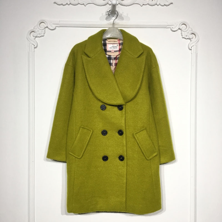 纷M系列 8286S231 时尚毛呢外套品牌女装折扣颦薪