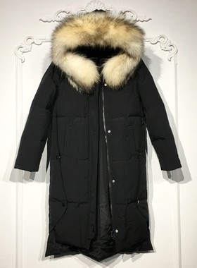 VE系列 8248S141 时尚羽绒服真毛领品牌女装折扣颦薪