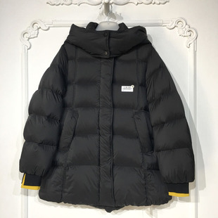 容系列 YB000687 时尚长款羽绒服品牌女装折扣颦薪