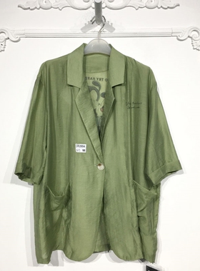 潮系列 D92694 时尚西装外套品牌女装折扣馨薪