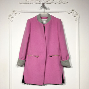 毛呢外套品牌女装 时尚 折扣颦薪 D99719 潮系列