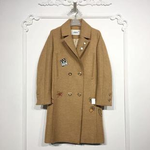 欧旗下FP系列 8150S274 时尚毛呢外套品牌女装折扣颦薪