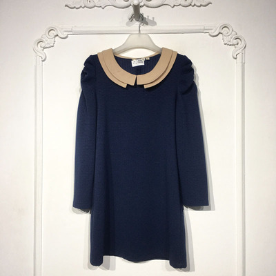 潮系列 8337S055 时尚连衣裙品牌女装折扣颦薪