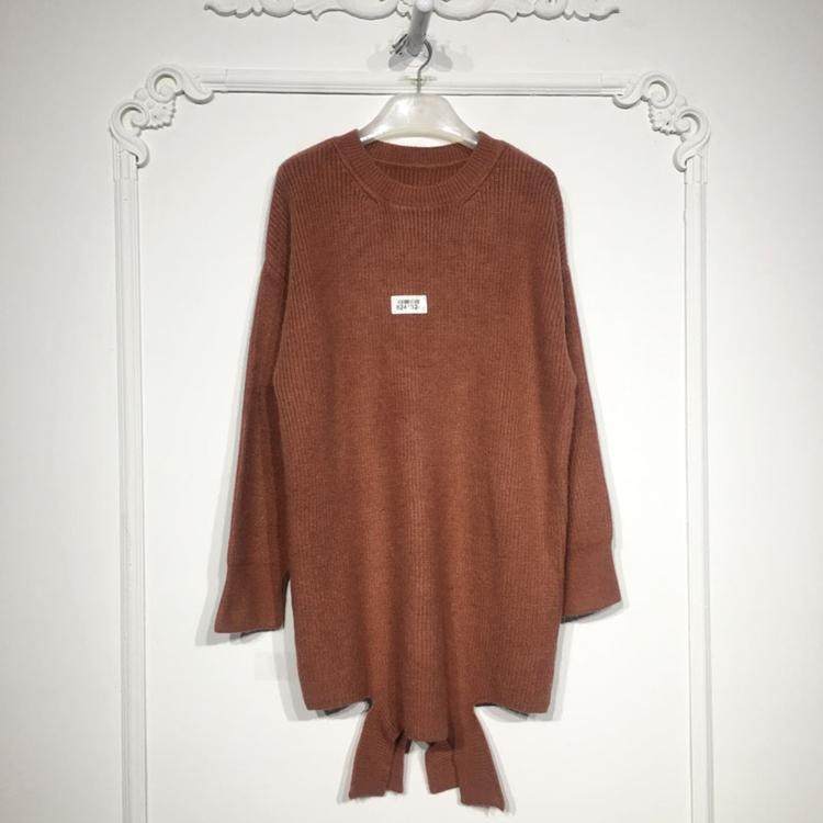 N系列 8244S243 时尚针织连衣裙品牌女装折扣颦薪