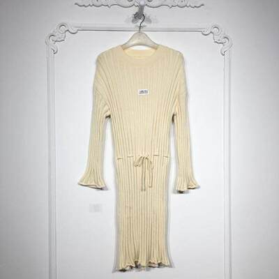 N系列 8244S237 时尚针织连衣裙品牌女装折扣颦薪