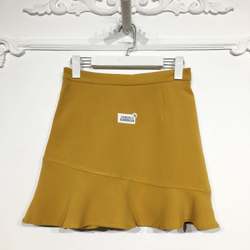 潮系列 8208S029 时尚短裙品牌女装折扣靓