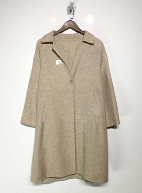 杭Y系列 Z01-A02544 时尚羊毛双面呢毛呢外套品牌女装折扣颦薪