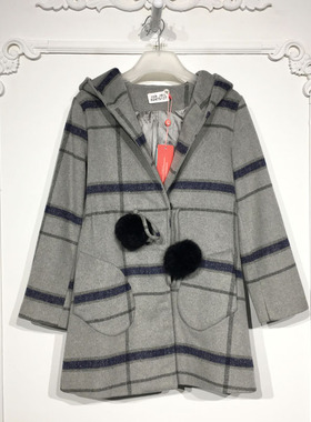 UGC系列 8247S127 时尚毛呢外套品牌女装折扣颦薪