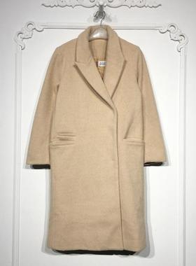 西树系列 8276S236 时尚毛呢外套品牌女装折扣颦薪