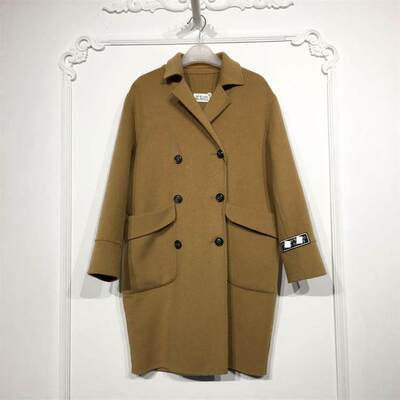 西树系列 8025S262 时尚毛呢外套品牌女装折扣颦薪