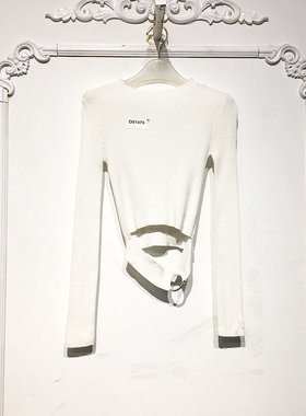 欧系列 D81476 时尚针织衫品牌女装折扣馨薪散