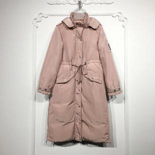 羽绒服品牌女装 N系列 长款 时尚 折扣颦薪 8025S210