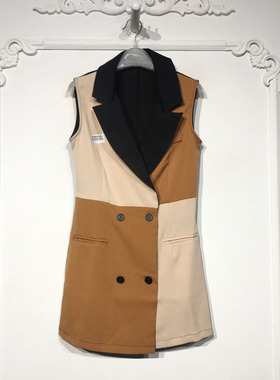 容悦 8338S254 时尚马夹品牌女装折扣颦薪