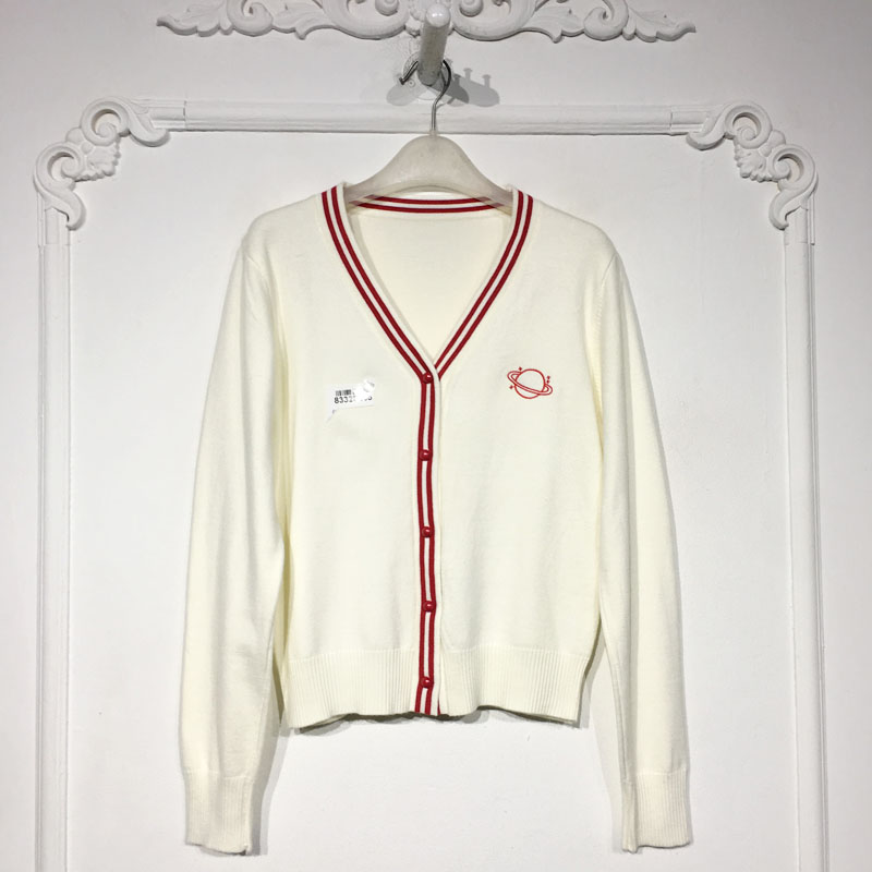 容系列 8332S035 时尚针织开衫品牌女装折扣颦薪