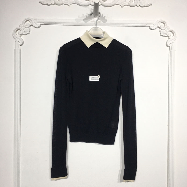 欧系列 8193S068 时尚羊毛针织衫品牌女装折扣颦薪