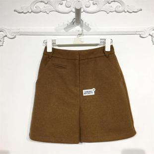 毛呢短裙品牌女装 时尚 折扣颦薪 8013S171 潮系列