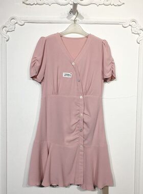 潮系列 8211S276 时尚连衣裙品牌女装折扣颦薪