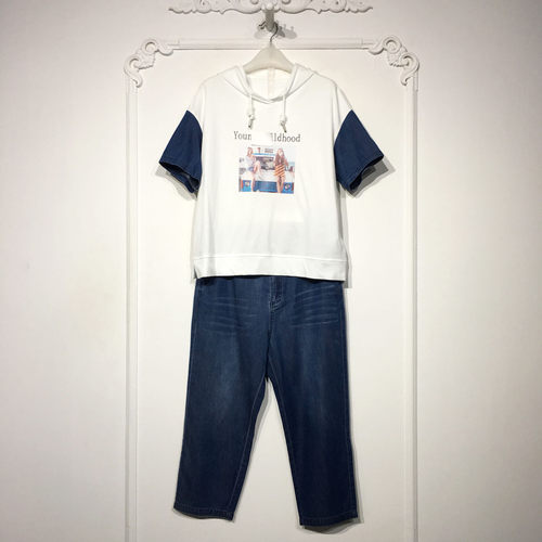 废容悦 8347S269 时尚套装两件套品牌女装折扣颦