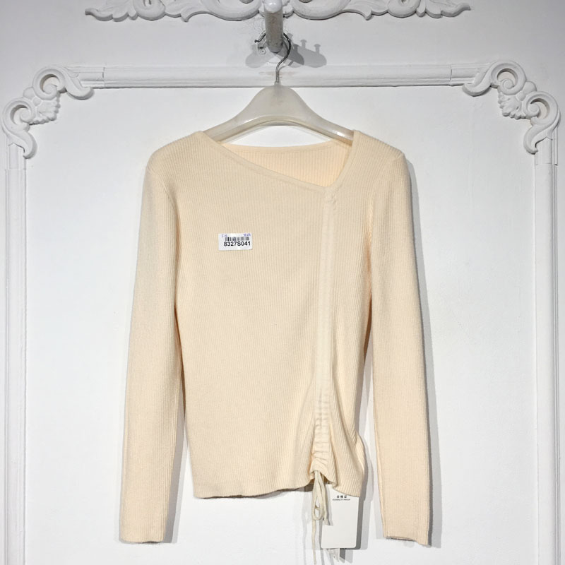 容系列 8327S041 时尚针织衫品牌女装折扣颦薪
