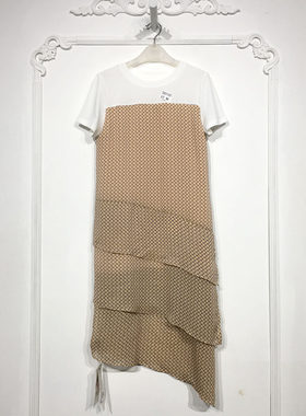 潮系列 D93158 时尚连衣裙品牌女装折扣颦薪
