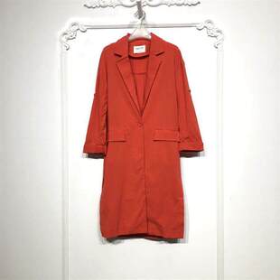 风衣外套品牌女装 时尚 折扣颦薪啵 D85735 洛K系列