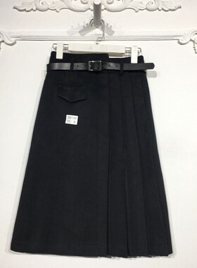 VE系列 D97592 时尚毛呢半身裙品牌女装折扣颦薪呦