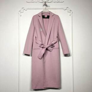 欧系列 8284S004 时尚羊毛双面呢毛呢外套品牌女装折扣颦薪