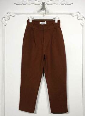 潮系列 8152S207 时尚长裤品牌女装折扣颦薪