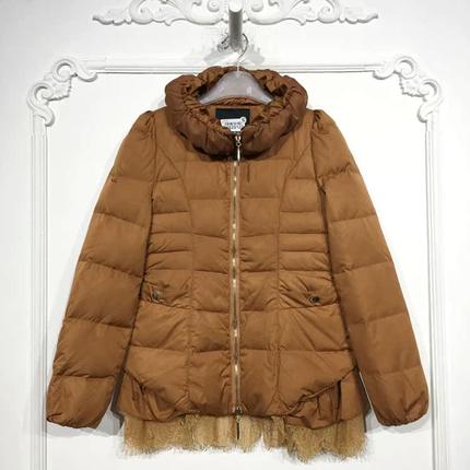 华DN系列 8152S123 时尚短款羽绒服品牌女装折扣颦薪