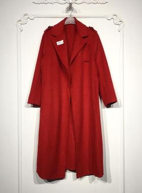 西树系列 8276S258 时尚羊毛双面呢毛呢外套品牌女装折扣颦薪