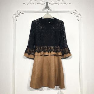 连衣裙品牌女装 时尚 折扣颦薪 D88115 莫KN系列