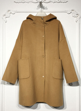 容系列 8325S270 时尚羊毛双面呢毛呢外套品牌女装折扣馨薪