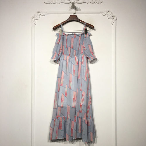 容悦 K50807 时尚连衣裙品牌女装折扣颦薪