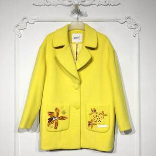 毛呢外套品牌女装 时尚 折扣颦薪 8273S140 DTCK系列