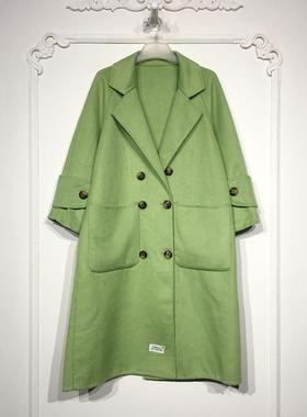 西树系列 8276S250 时尚羊毛双面呢毛呢外套品牌女装折扣颦薪