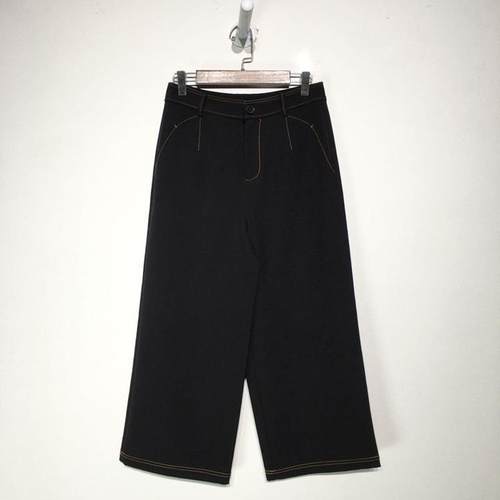 潮系列 Z01-A00943 时尚八分裤品牌女装折扣颦薪