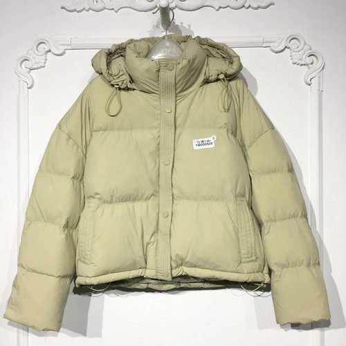 容系列 YB000509 时尚短款羽绒服品牌女装折扣颦薪