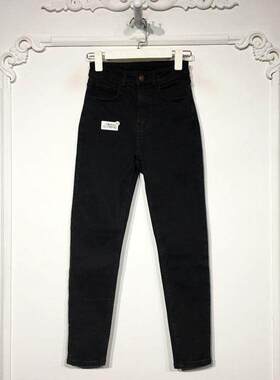 潮系列 8268S192 时尚牛仔九分裤品牌女装折扣颦薪