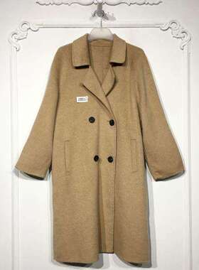 容悦 8246S183 时尚羊毛双面呢毛呢外套品牌女装折扣颦薪